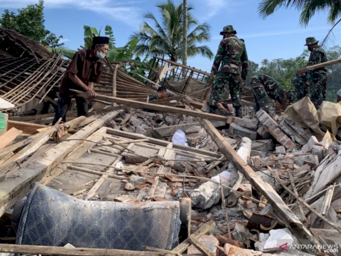 Kecamatan Ampelgading Jadi Wilayah Terparah Dampak Gempa Malang, 1.285 Rumah Hancur