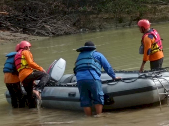 BPBD Langkat dan Tim Hentikan Pencarian Korban Tenggelam Ramalon Gultom di Pantai Mantul