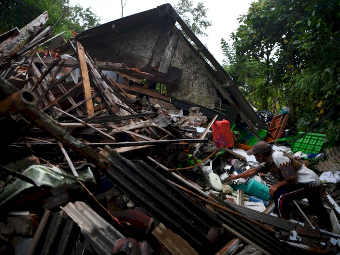 Sebanyak 1.189 Rumah Rusak akibat Gempa Malang