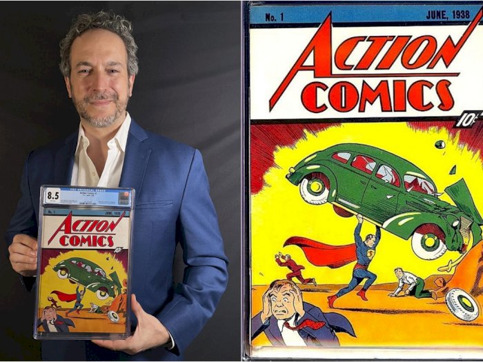 Wow! Komik Awal Kemunculan Superman Berhasil Terjual Rp47,7 Miliar