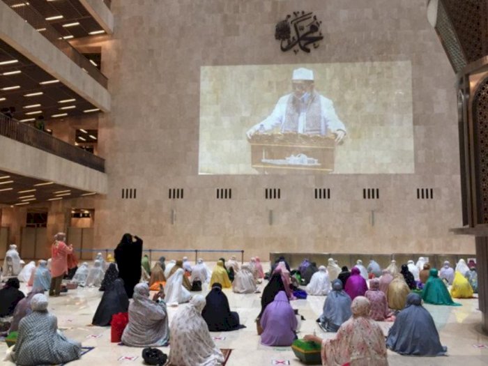 Masjid Istiqlal Akhirnya Dibuka Kembali, Imam Besar Masjid Istiqlal Ajak Jemaah Bersyukur