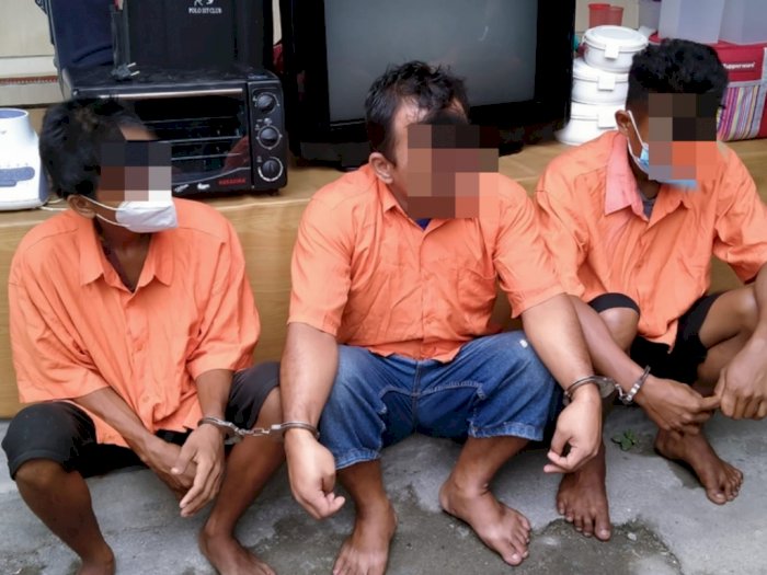 Polisi Tangkap 3 Pelaku Pencurian yang Rugikan Korban Hingga Rp200 Juta di Medan