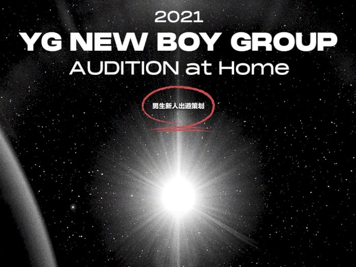 YG Entertainment Buka Perekrutan untuk Boy Group Baru, Siapa Saja Boleh Ikutan