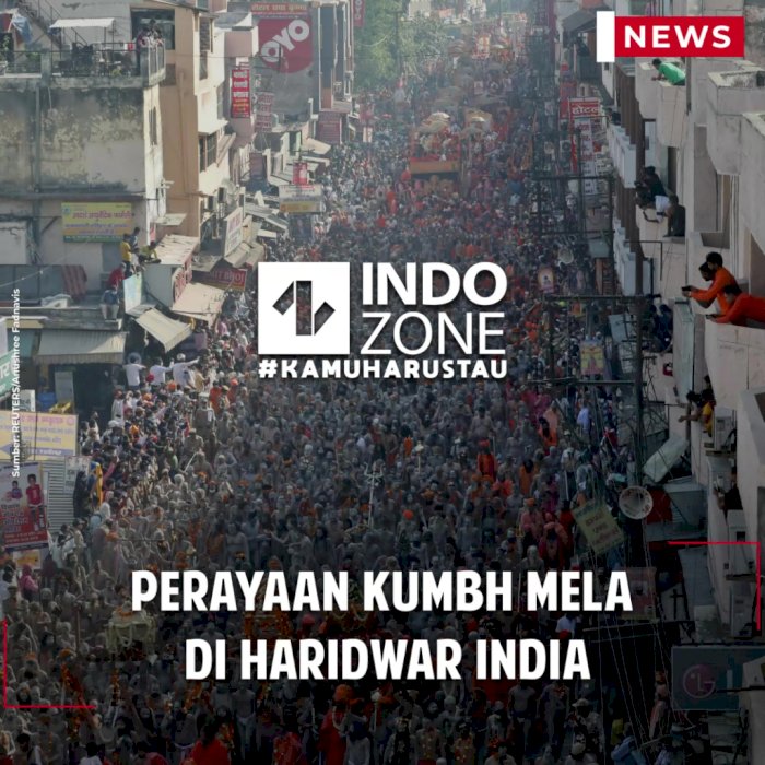 Perayaan Kumbh Mela di Haridwar India