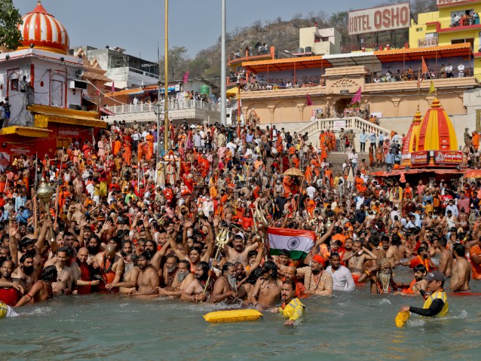 Setelah Ikut Ritual Kumbh Mela di Sungai Gangga, Ratusan Warga India Positif Covid-19