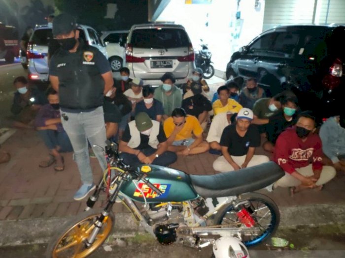 Polres Jakbar Ciduk 40 Remaja yang Balap Liar