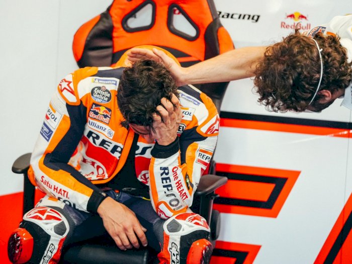 Tangis Haru Marc Marquez yang Akhirnya Bisa Melaju Lagi di Sirkuit MotoGP