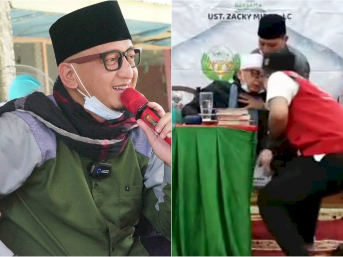 Ustaz Zacky Mirza Pingsan saat Isi Ceramah di Pekanbaru, Ucap La Ilaha Illallah
