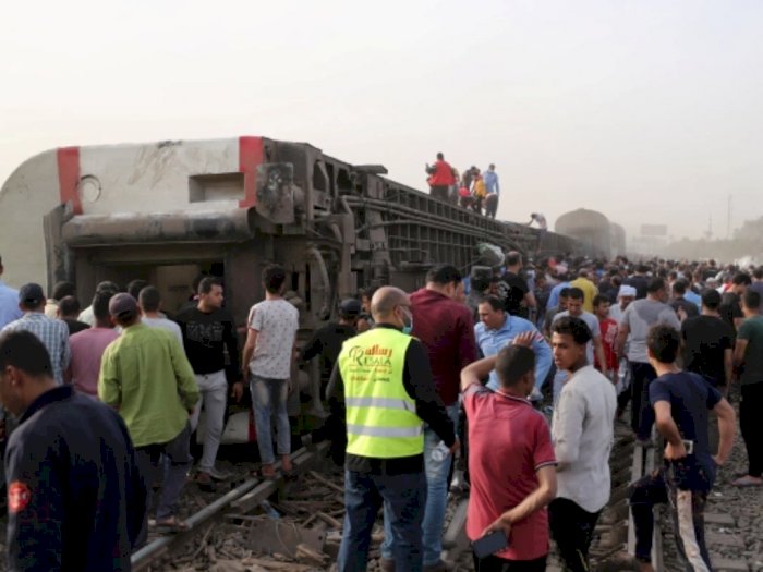 Kecelakaan Kereta Api Mesir Menewaskan 11 Orang Setelah Gerbong Tergelincir di Utara Kairo