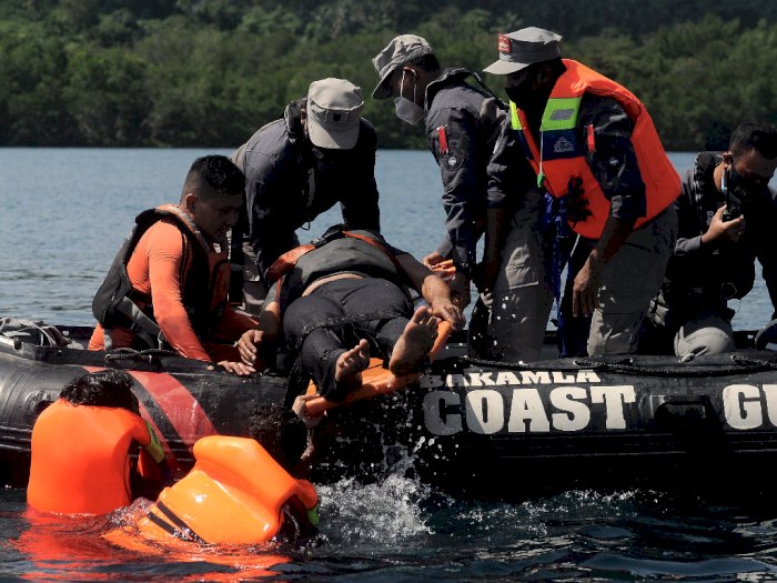 FOTO: Latihan Operasi Keselamatan dan Keamanan Laut Bakamla