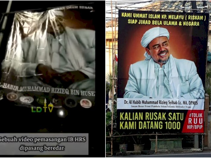 Terungkap Motif Baliho HRS Berkibar Lagi di Bekasi, Bentuk Perlawanan Ketidakadilan