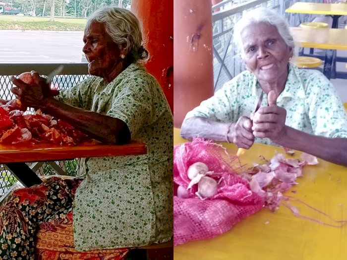 Nenek 84 Tahun Bekerja Paruh Waktu untuk Mengupas Bawang karena Ingin Menjadi Mandiri