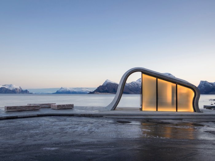 Ureddplassen, Toilet Umum Terindah Sedunia, Berada di Tepi Laut Norwegia