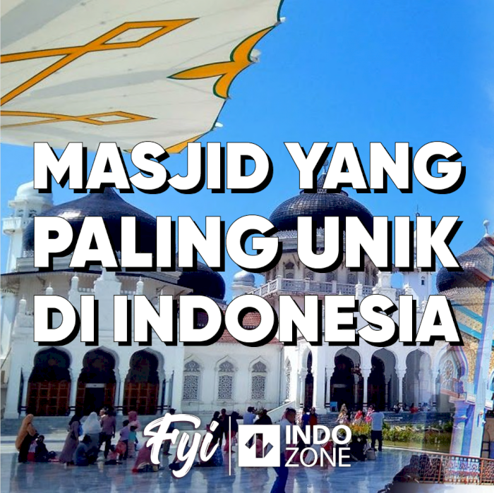 Masjid Yang Paling Unik Di Indonesia
