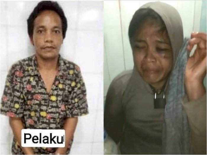 Tampang Pria yang Aniaya & Rantai Leher Janda Karena Cinta Ditolak, Ditangkap saat Tidur
