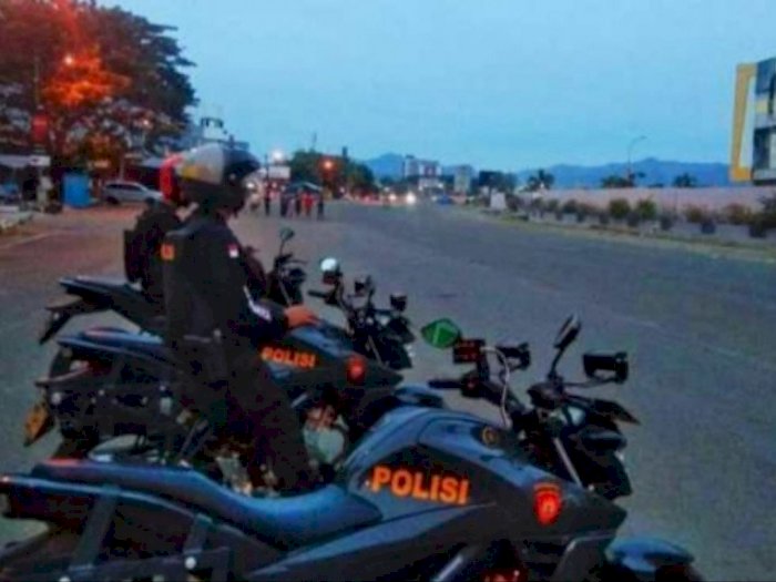 Polres Mamuju Kandangkan Motor Pelaku Balap Liar Selama Ramadhan
