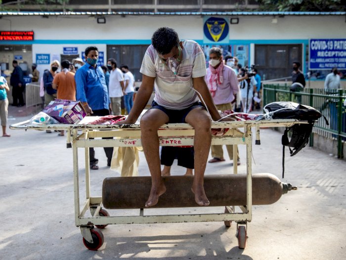 India Dihantam 'Tsunami Covid-19', Rumah Sakit Memohon di Media Sosial, Minta Oksigen