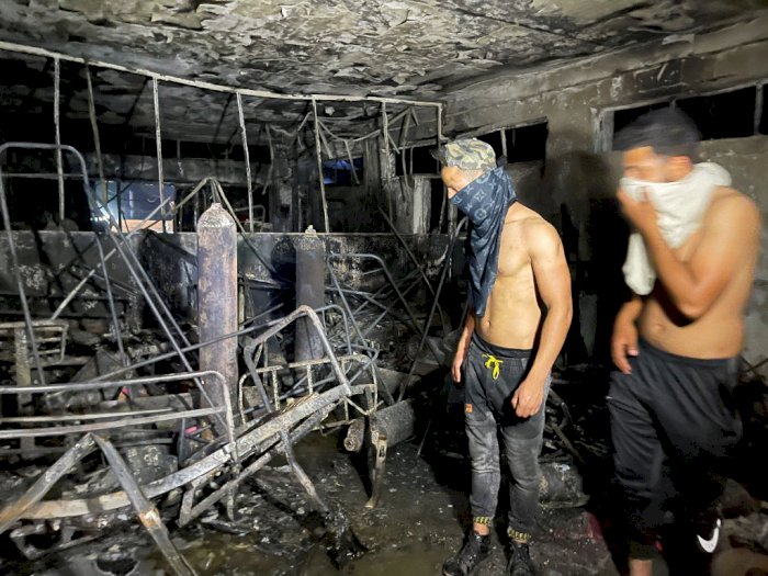 Kebakaran Akibat Tabung Oksigen Meledak di RS Covid-19 Baghdad Tewaskan 27 Orang