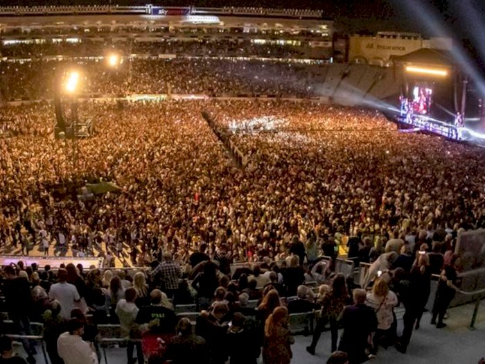 Bikin Iri! Selandia Baru Boleh Gelar Konser yang Dihadiri 50 Ribu Orang, Tanpa Prokes