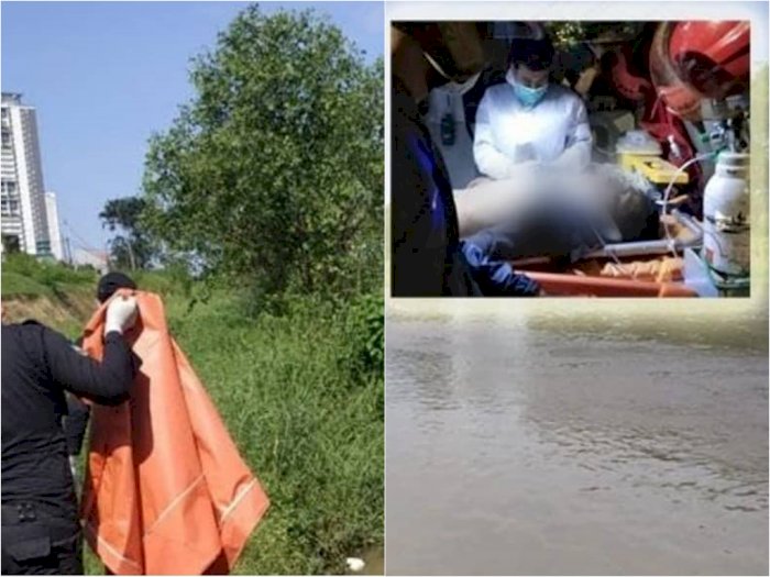 Tragis, Maling Motor Tewas Usai Nekat Terjun ke Sungai Jagir, Panik Diciduk Warga