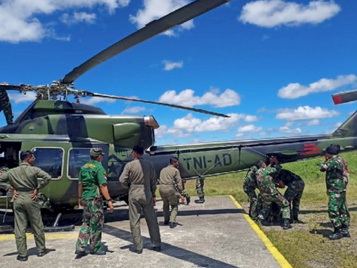 Kapolda Sebut Helikopter Sempat Tertembak Saat Evakuasi Korban di Ilaga