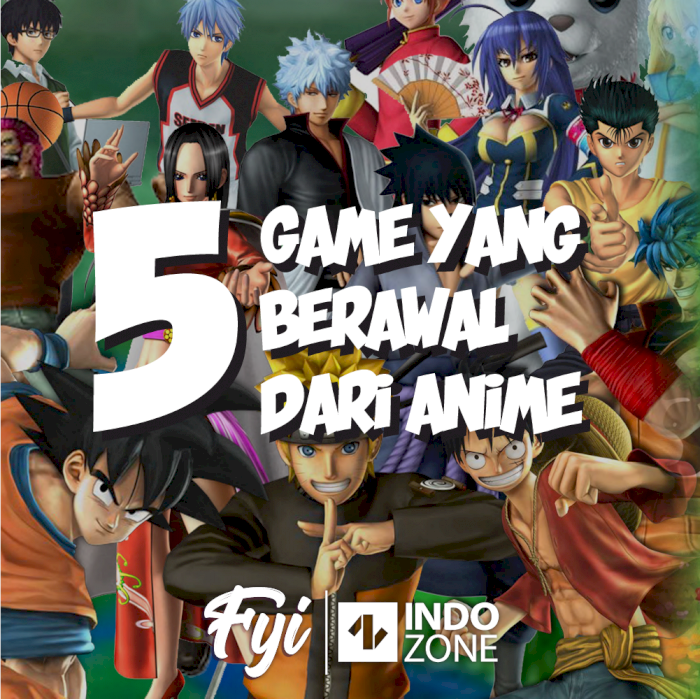 5 Game Yang Berawal Dari Anime
