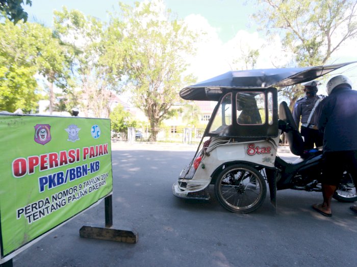 FOTO: Operasi Pajak Kendaraan Bermotor di Gorontalo