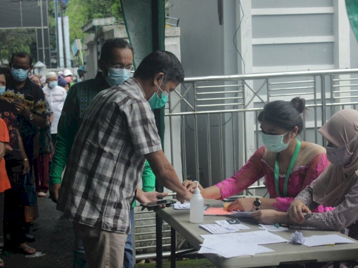 Terbanyak di Indonesia, TP PKK Provsu Vaksinasi Untuk Lansia 