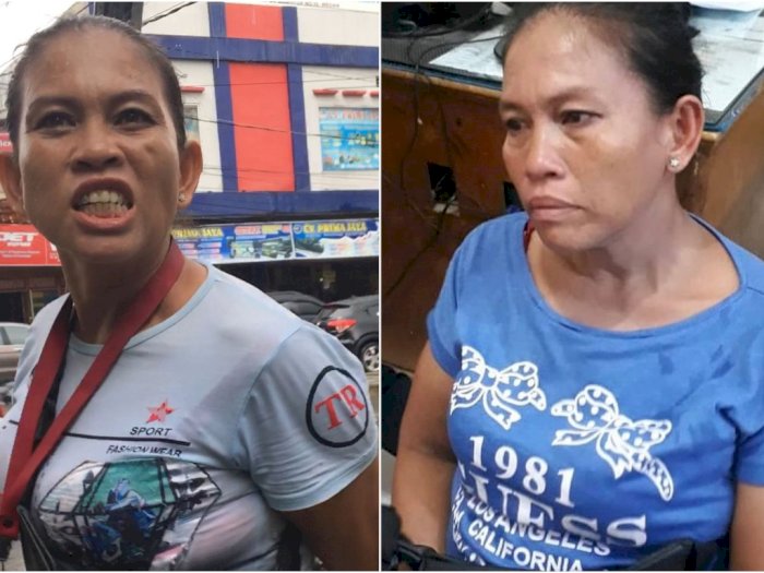 Tampang Eva Nasution, Tukang Parkir Garang di Medan yang Pukul Gadis, Ciut Diciduk Polisi