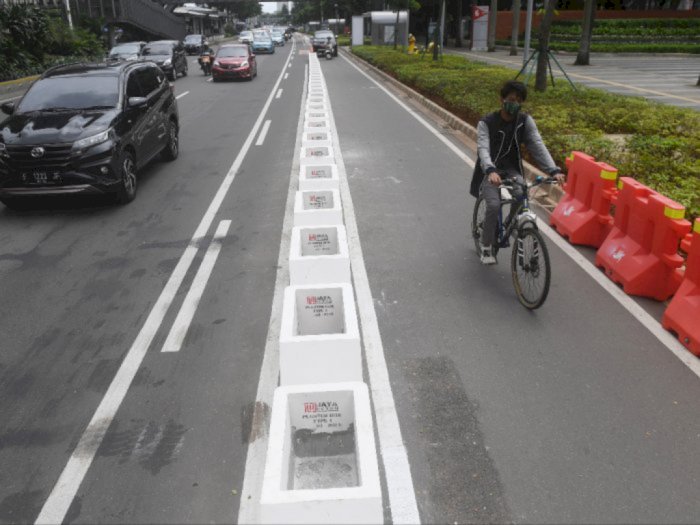 Nah Lho! Jalur Sepeda Belum Rampung, Jumlah Pesepeda di Jakarta Malah Turun Drastis