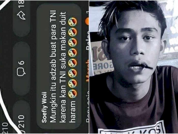 Nekat, Pemuda Ini Tuduh TNI Suka Makan Duit Haram, Ikut Senang Nanggala-402 Tenggelam
