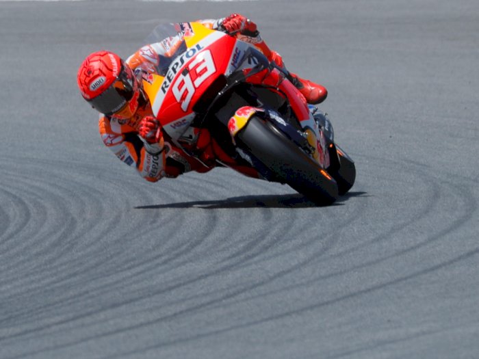 Usai Kecelakaan di FP3 MotoGP Spanyol, Marquez Dilarikan ke Rumah Sakit