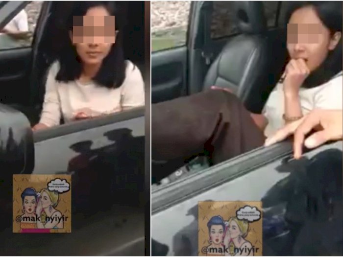 Viral Warga Sibuk Jadi Polisi Moral, Tuduh Perempuan Cantik Ini Mesum di Dalam Mobil 