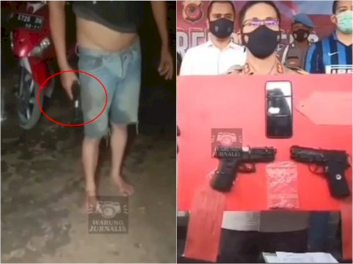 Customer Koboi yang Todong Pistol ke Kurir saat COD Ditangkap, Gunakan Senjata Airsoft Gun