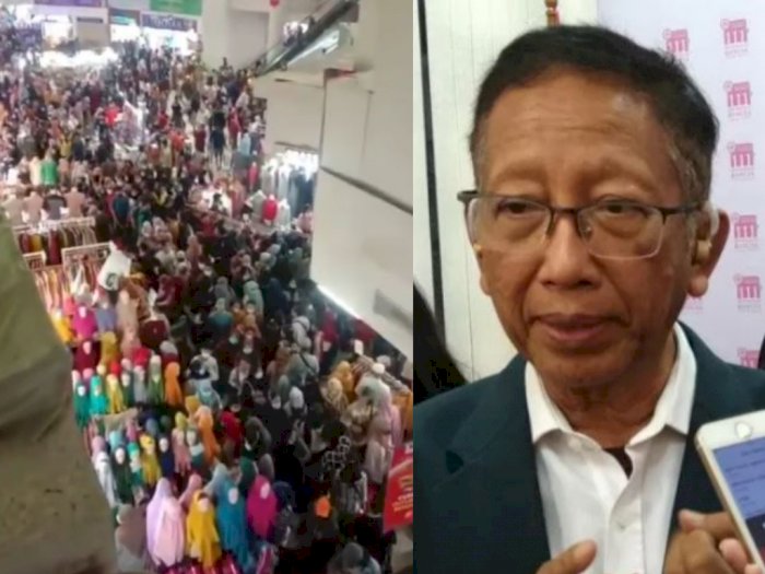Profesor Tarik Nafas Dalam Lihat Kerumunan di Tanah Abang, 'Muncul Drama Nasional Lagi'