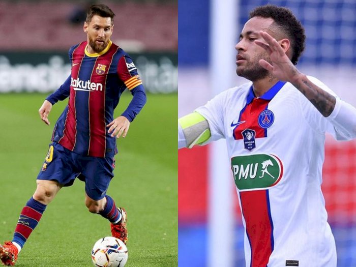 Messi hingga Neymar Termasuk di Antara Pesepakbola yang Akan Segera Menerima Vaksinasi