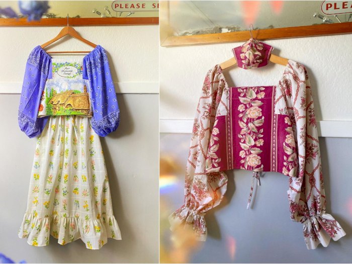 Desainer Ini Sulap Serbet Bekas Jadi Baju, Hasilnya Stylish Abis!