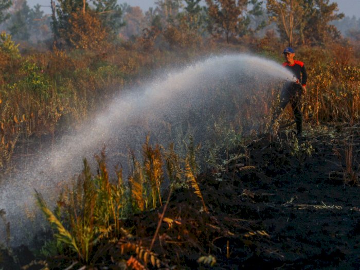 Kordinasi dengan Instansi Terkait, Polri Fokus Tangani Kebakaran Hutan dan Lahan