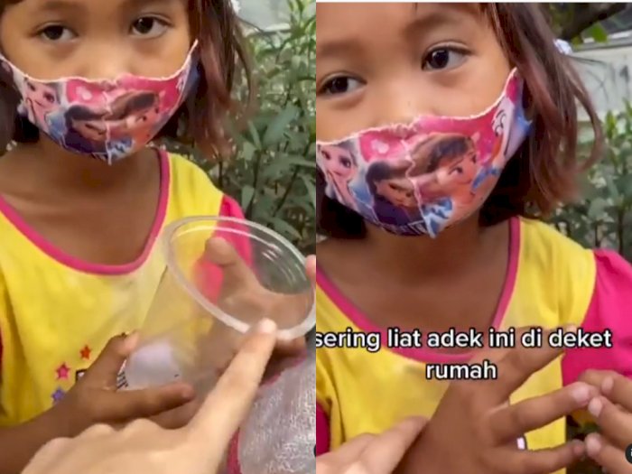 Pilu! Gadis Kecil ini Harus Mulung Cari Nafkah, Bahagia Saat Diberi Hadiah Oleh Netizen