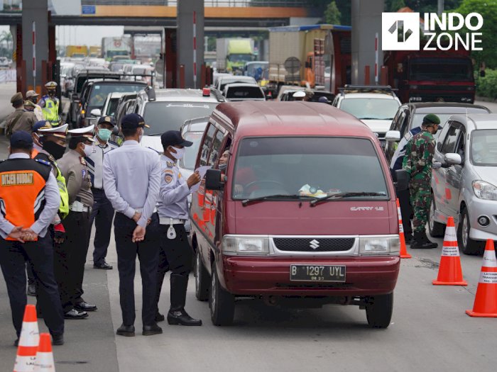 Hari Ke-1 Penyekatan Pemudik di Tol Jakarta & Sekitarnya, 1.456 Kendaraan Diputarbalik