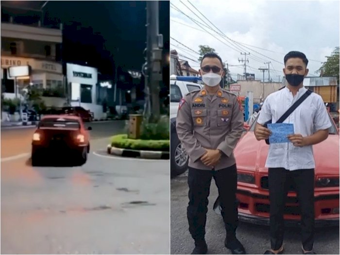 Viral Pengemudi Mobil Nge-drift di Bukittinggi, Berujung Diamankan Polisi dan Minta Maaf