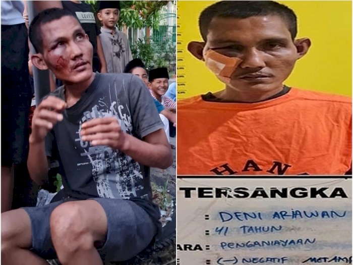 Sudah Diamankan Polisi, Begini Tampang Pelaku Pemukul Imam Masjid di Pekanbaru