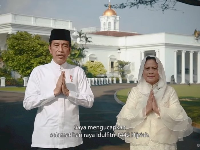 Presiden Jokowi Ucapkan Selamat Idul Fitri, Minta Masyarakat Sabar Hadapi Pandemi Covid-19