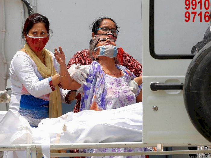 Jelang Lebaran, India Pecahkan Rekor, Angka Kematian Covid-19 Tembus Seperempat Juta