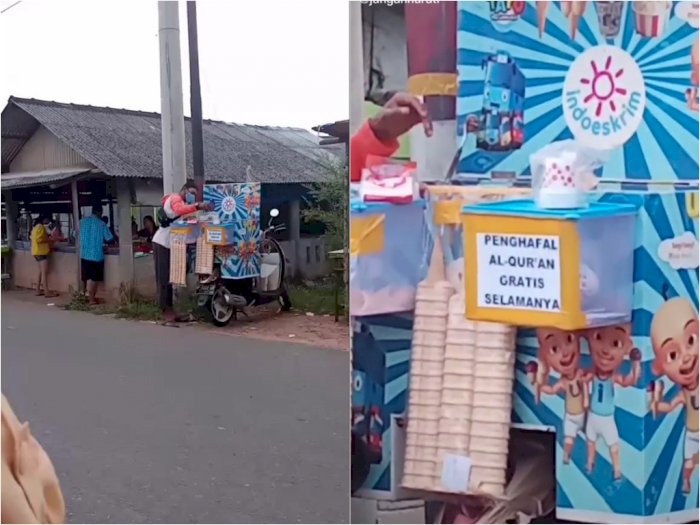 Salut! Pedagang ini Gratiskan Es Krimnya bagi Penghafal Al-Quran, Tuai Pujian Netizen