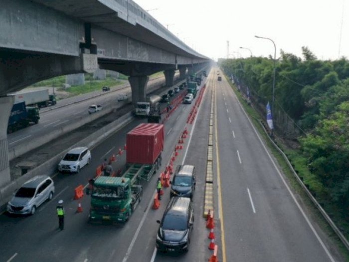 H-1 Lebaran, Tercatat 512.876 Kendaraan Tinggalkan Wilayah Jakarta dan Sekitarnya