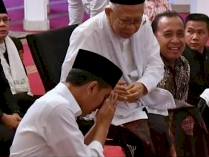 Unggah Foto Jokowi Sungkem ke Ma'ruf Amin, Ustaz Yusuf Mansur Dikritik Roy Suryo