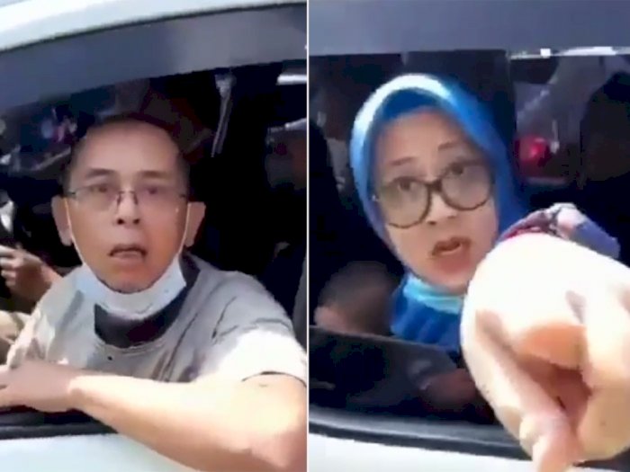 Tampang Penumpang Mobilio Berani Hardik Petugas, Ogah Diminta Putar Balik di Sukabumi