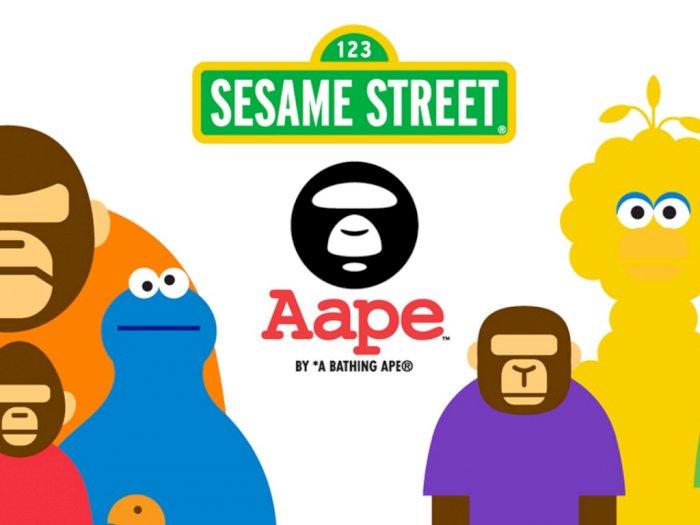 AAPE Kolaborasi dengan Sesame Street untuk Luncurkan Koleksi Baru!