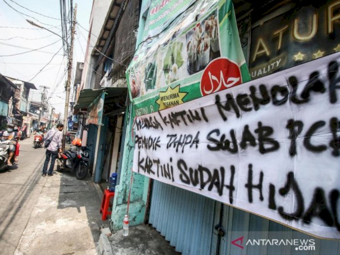 Heboh 52 Spanduk Warga Jakarta Utara Tolak Pemudik yang Belum Tes Antigen